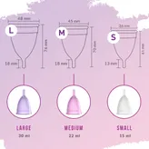 Sirona Pad-Free Periods Menstrual Cup Large, 1 Count, Pack of 1