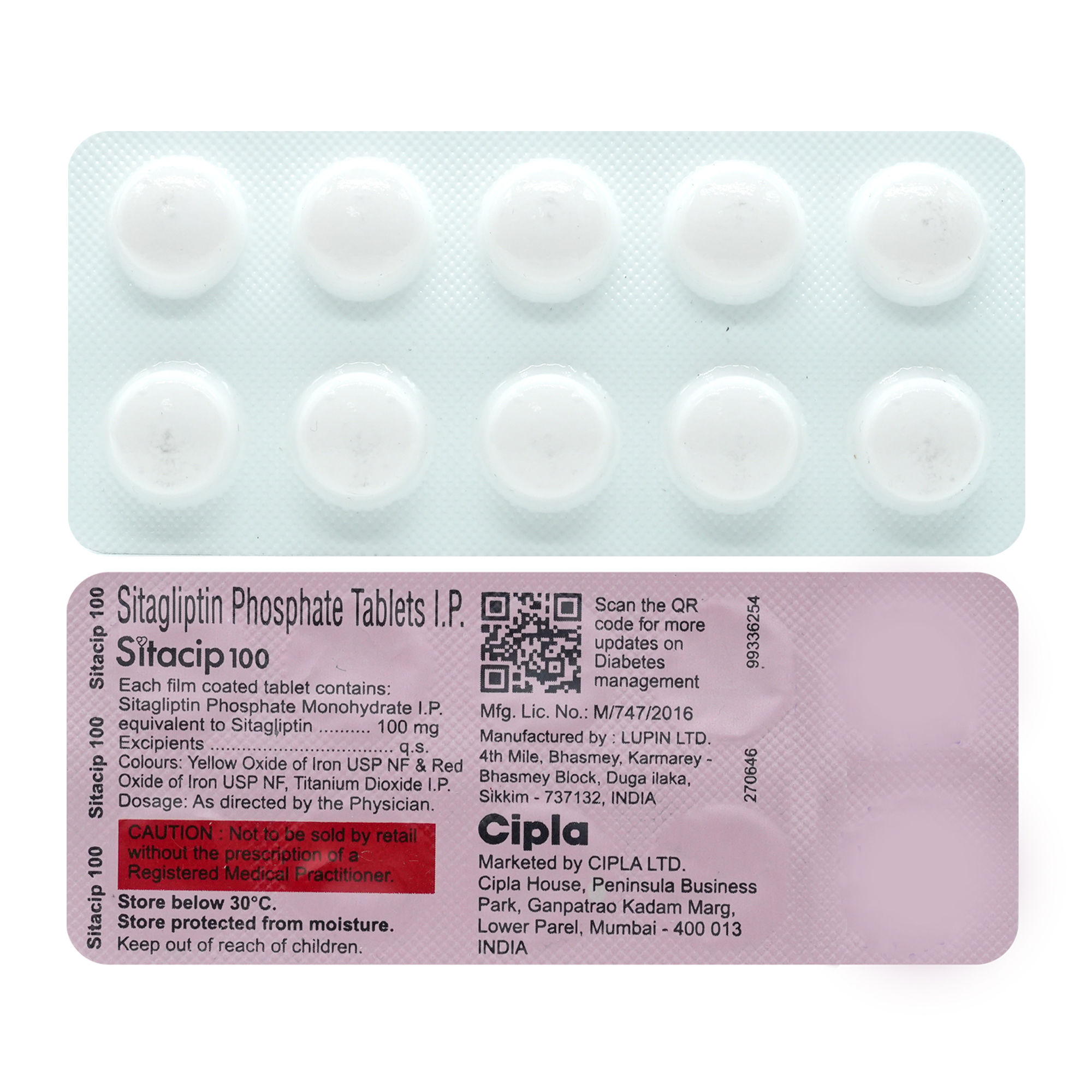 Sitacip 100 Tablet 