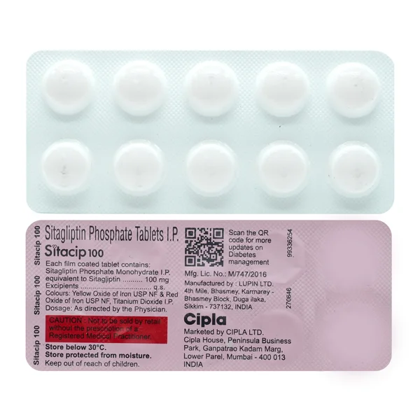 Sitacip 100 Tablet 10's