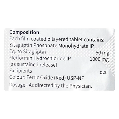 Sitahenz-M 1000 Tablet 10's, Pack of 10 TabletS