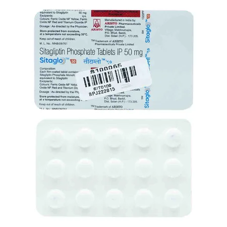 Sitaglo 50 Tablet 15's