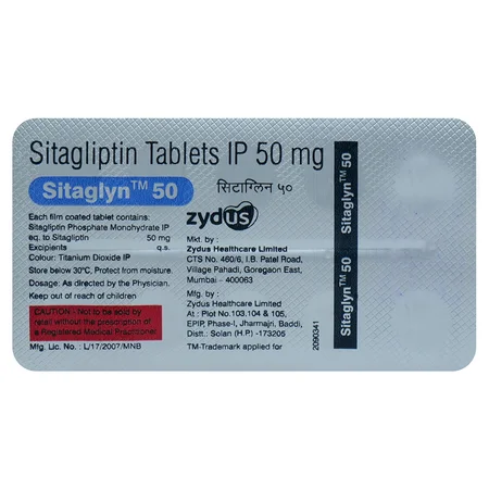 Sitaglyn 50 Tablet 10's