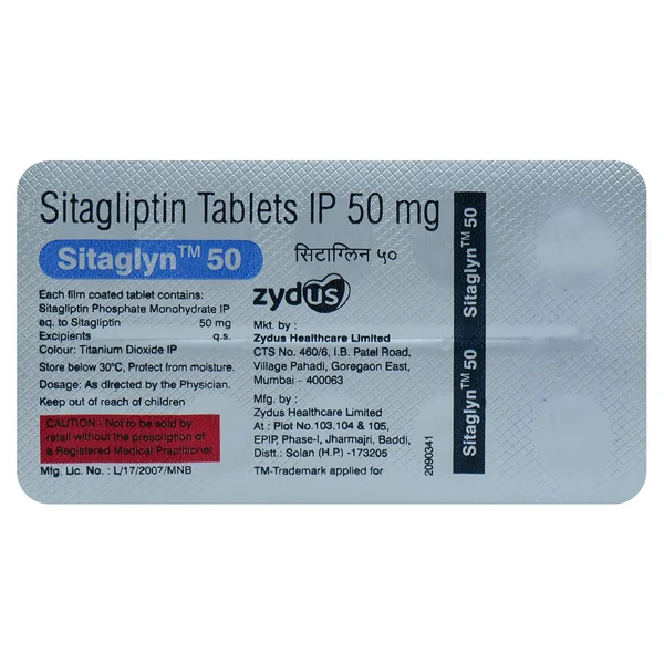 Sitaglyn 50 Tablet 10's