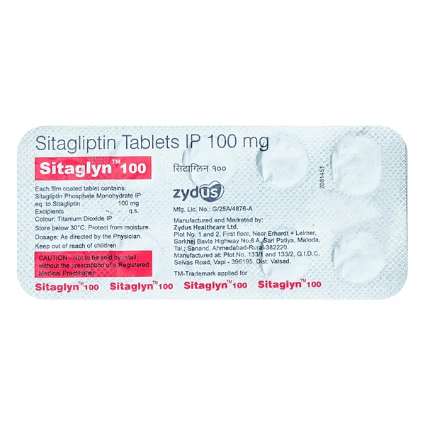 Sitaglyn 100 Tablet 10's