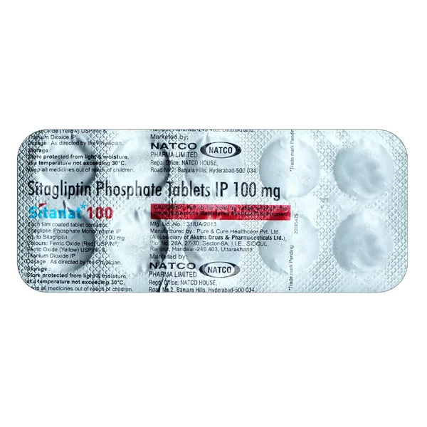 Sitanat 100 Tablet 10's