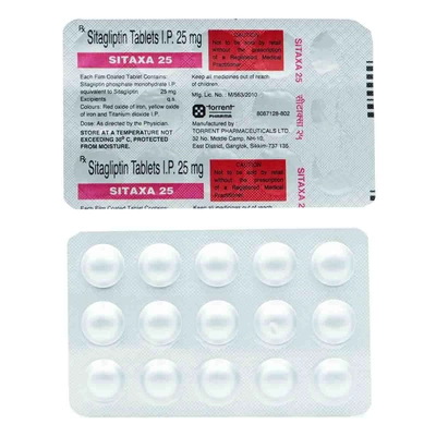 Sitaxa 25 mg Tablet 15's, Pack of 15 TabletS