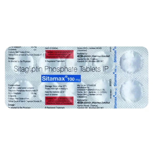 Sitamax 100 mg Tablet 10's