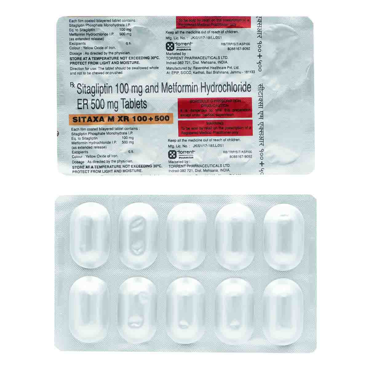 Sitaxa M Xr 100 Mg500 Mg Tablet Uses Side Effects Price Apollo