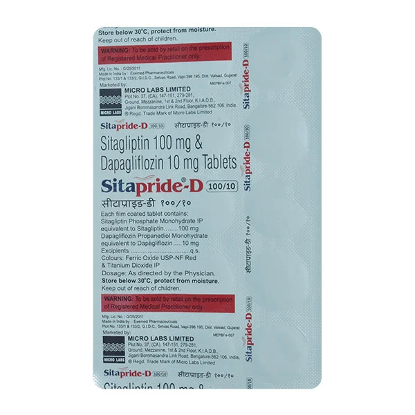 Sitapride-D 100 mg/10 mg Tablet 15's