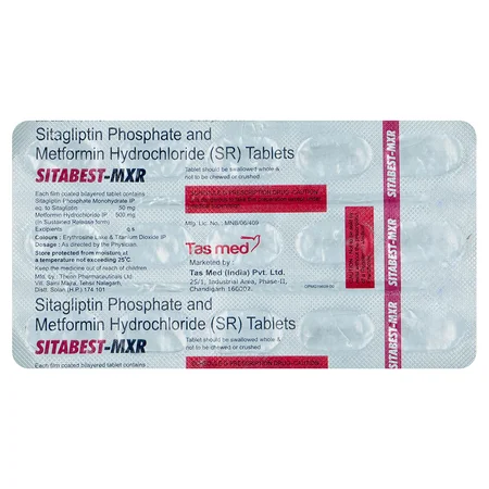 Sitabest-M XR 50/500 Tablet 15's