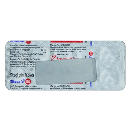 Sitasafe 50 Tablet 10's