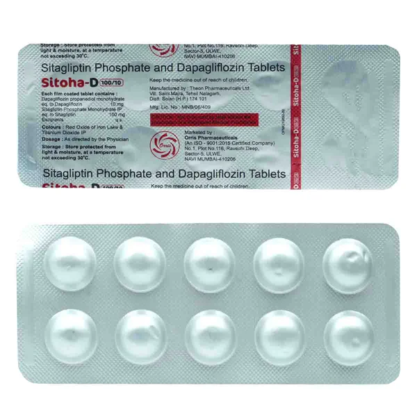 Sitoha-D 100/10 Tablet 10's