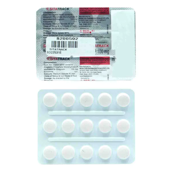 Sitatrack 100 Tablet 15's