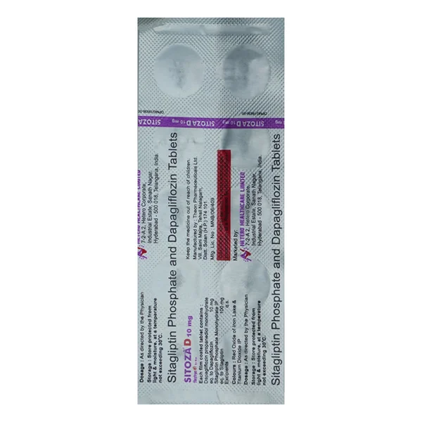 Sitoza D 10 mg Tablet 10's