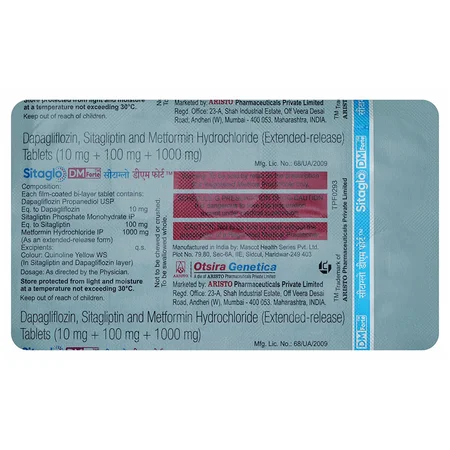 Sitaglo DM Forte Tablet 10's