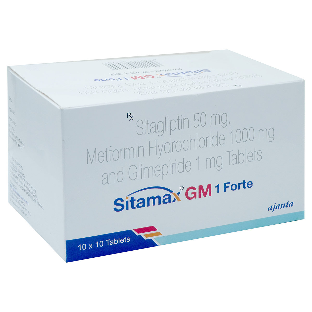 Sitamax GM 1 Forte Tablet 10's, Pack of 10 TabletS Sitamax GM 1 Forte Tablet 10's, Pack of 10 TabletS