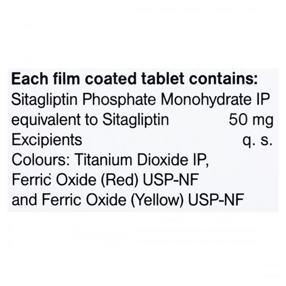 Sitared 50 Tablet 10's, Pack of 10 TABLETS Sitared 50 Tablet 10's, Pack of 10 TABLETS
