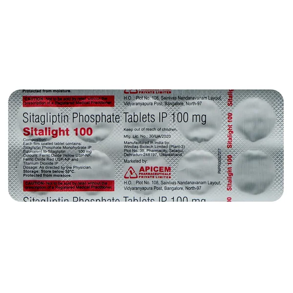 Sitalight 100 Tablet 10's