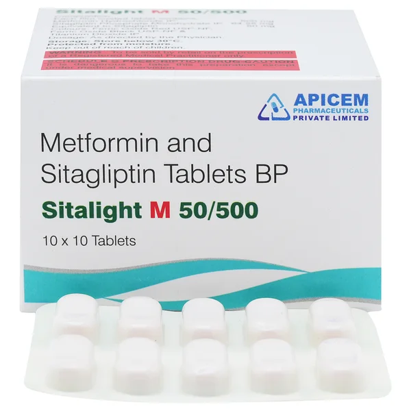 Sitalight M 50 mg/500 mg Tablet 10's