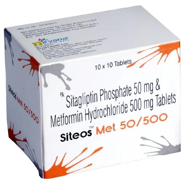 Siteos MET 50/500 Tablet 15's