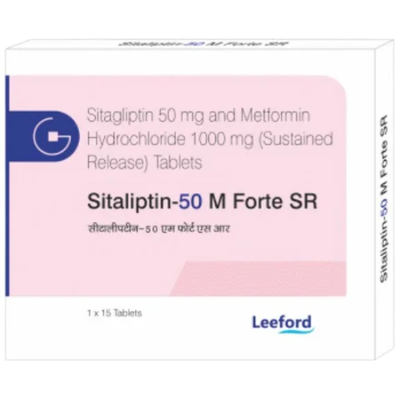 Sitaliptin-50 M Forte SR Tablet 15's