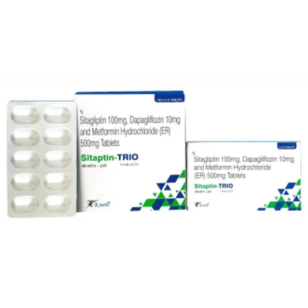 Sitaptin-Trio Tablet 10's, Pack of 10