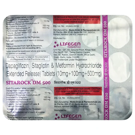 Sitarock DM 500 Tablet 15's