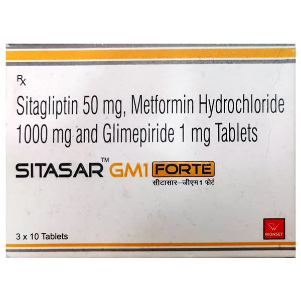 Sitasar GM1 Forte Tablet 10's