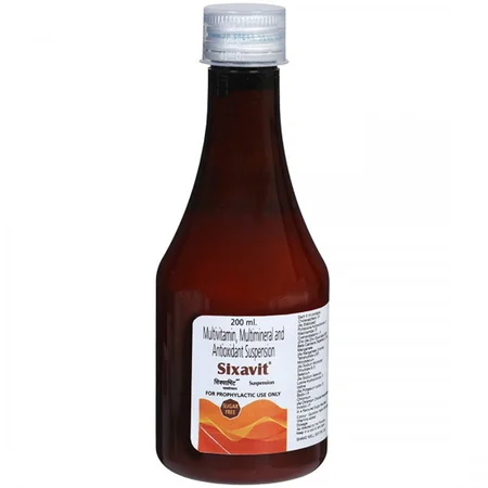 Sixavit Sugar Free Suspension 200 ml