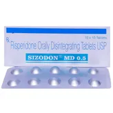 Sizodon MD 0.5 Tablet 10's, Pack of 10 TABLETS