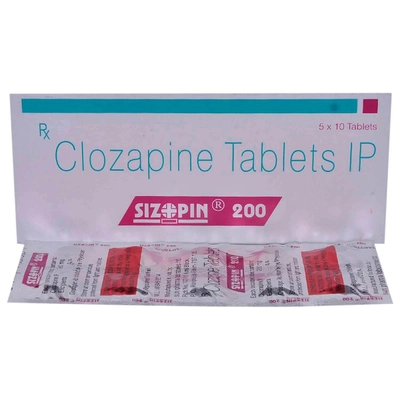 Sizopin 200 Tablet 10's, Pack of 10 TABLETS