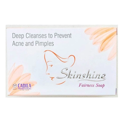 Skinshine Fairness Soap 75 gm | Deep Cleansing | Prevents Acne, Pimple, Blackheads And Whiteheads | Removes Excess Oil | For Oily Skin, Pack of 1