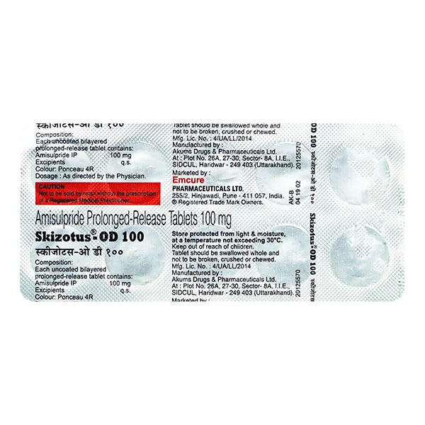 Skizotus-OD 100 Tablet 10's