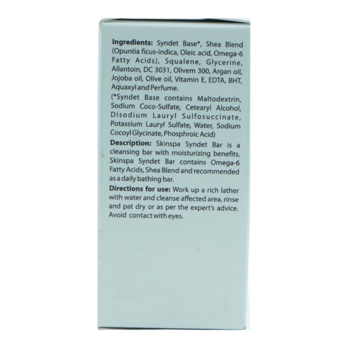 Skinspa Syndet Bar 75 gm, Pack of 1 Skinspa Syndet Bar 75 gm, Pack of 1