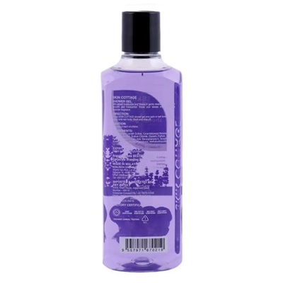 Skin Cottage Lavender Shower Gel 400 ml | With Lavender &amp; Vitamin E | Gently Cleanses &amp; Moisturises Skin | Protects Against Bacteria | Refreshing Lavender Fragrance | pH 5.5 | For All Skin Type, Pack of 1