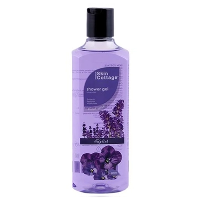 Skin Cottage Lavender Shower Gel 400 ml | With Lavender &amp; Vitamin E | Gently Cleanses &amp; Moisturises Skin | Protects Against Bacteria | Refreshing Lavender Fragrance | pH 5.5 | For All Skin Type, Pack of 1