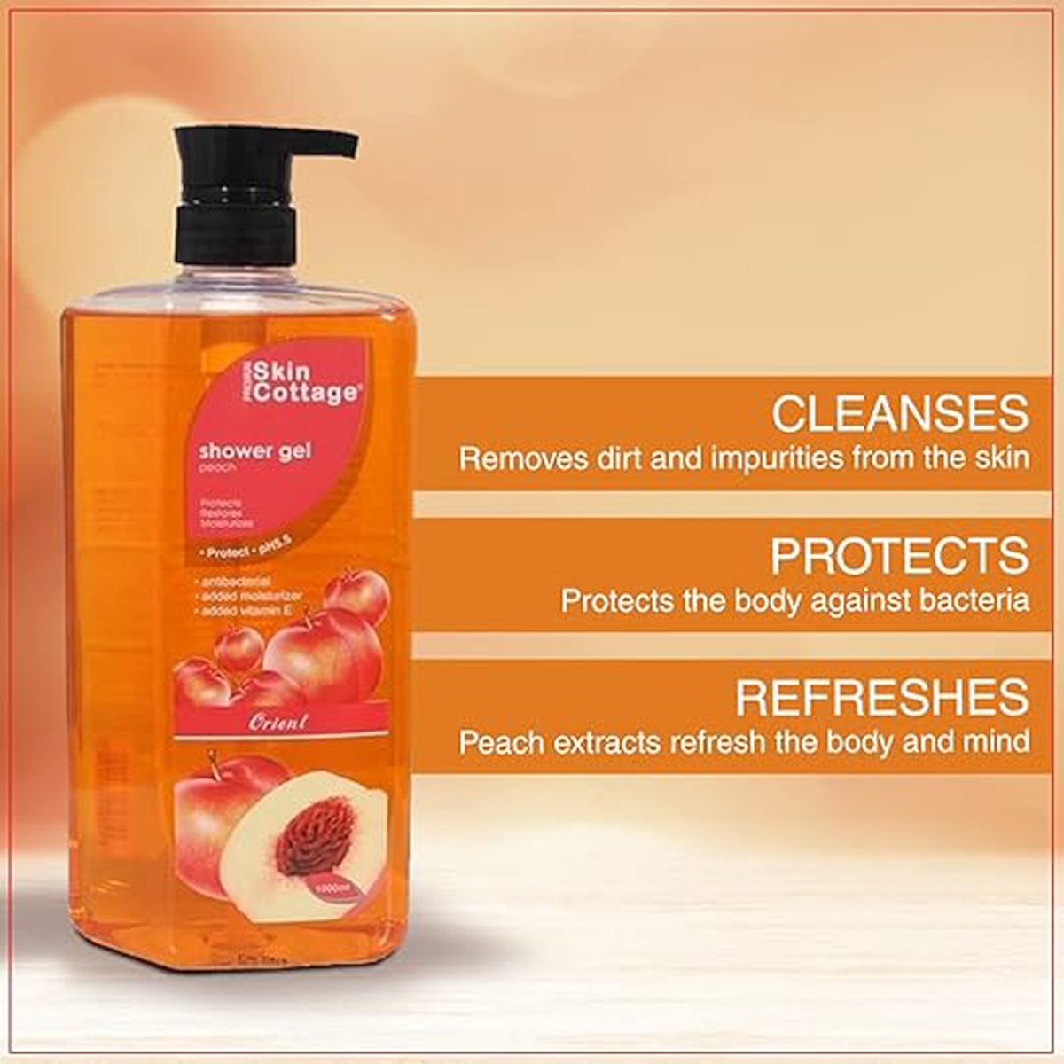 Skin Cottage Shower Gel, 1 Litre, Pack of 1 Skin Cottage Shower Gel, 1 Litre, Pack of 1