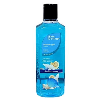 Skin Cottage Oceanus Shower Gel 400 ml | With Sea Minerals | Gently Cleanses, Protects &amp; Moisturises | Protects Against Bacteria | Aquatic Ocean Fragrance | pH 5.5, Pack of 1