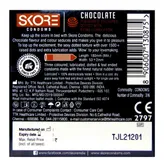 Skore Chocolate Flavour Condoms, 3 Count, Pack of 1