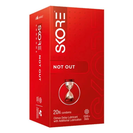 Skore NotOut Condoms, 20 Count