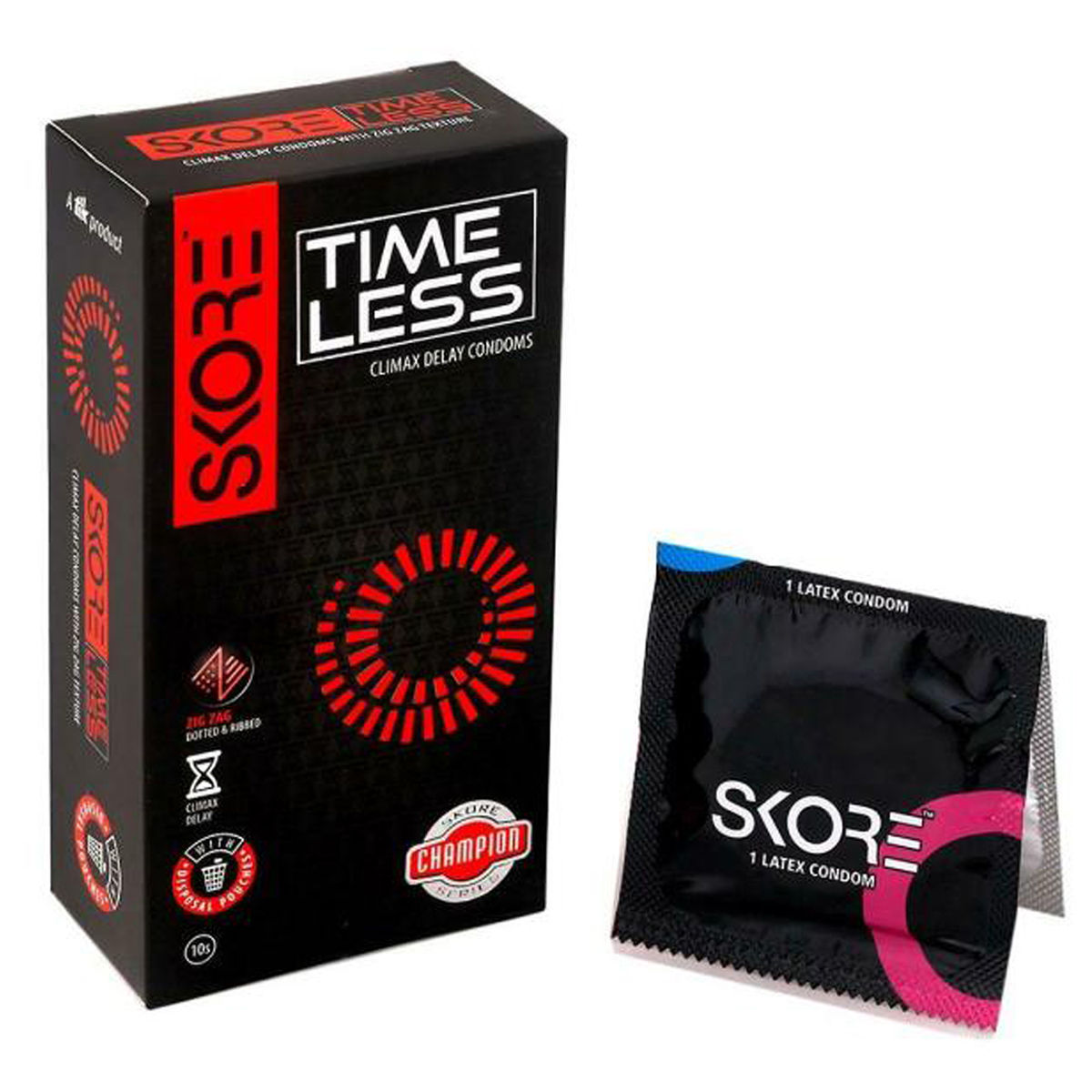 Buy Skore Timeless Climax Delay Condoms, 10 Count Online