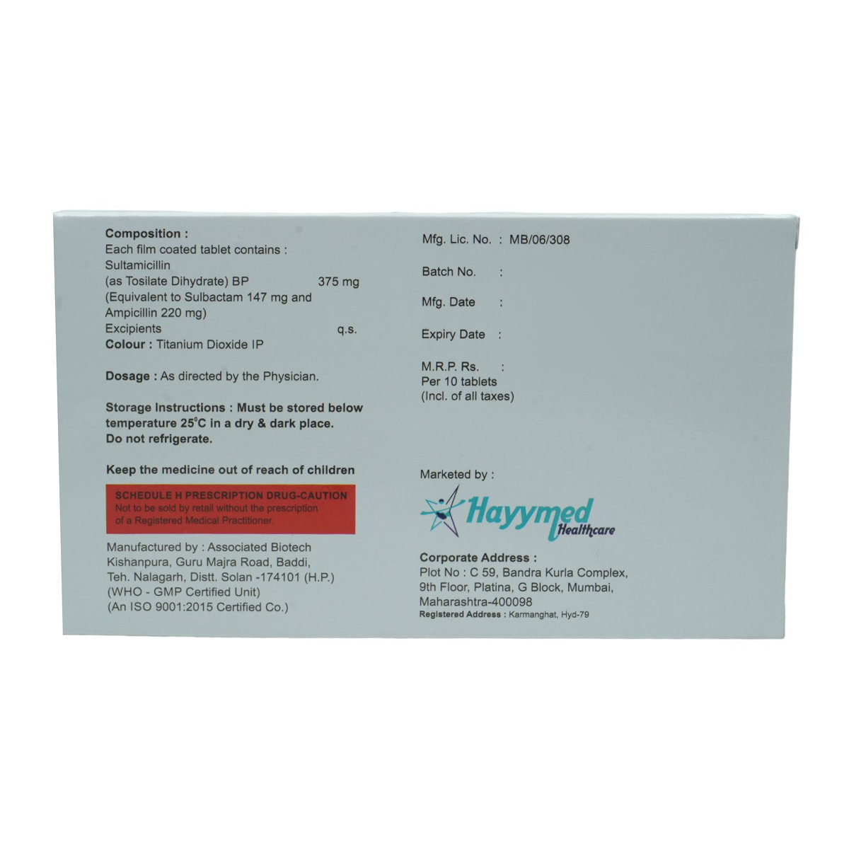 Slacin Tablet 10's, Pack of 10 TabletS Slacin Tablet 10's, Pack of 10 TabletS