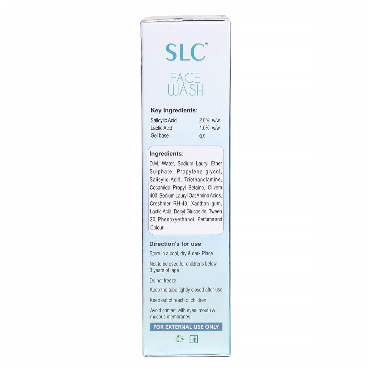 SLC Face Wash, 50 gm Price, Uses, Side Effects, Composition - Apollo ...