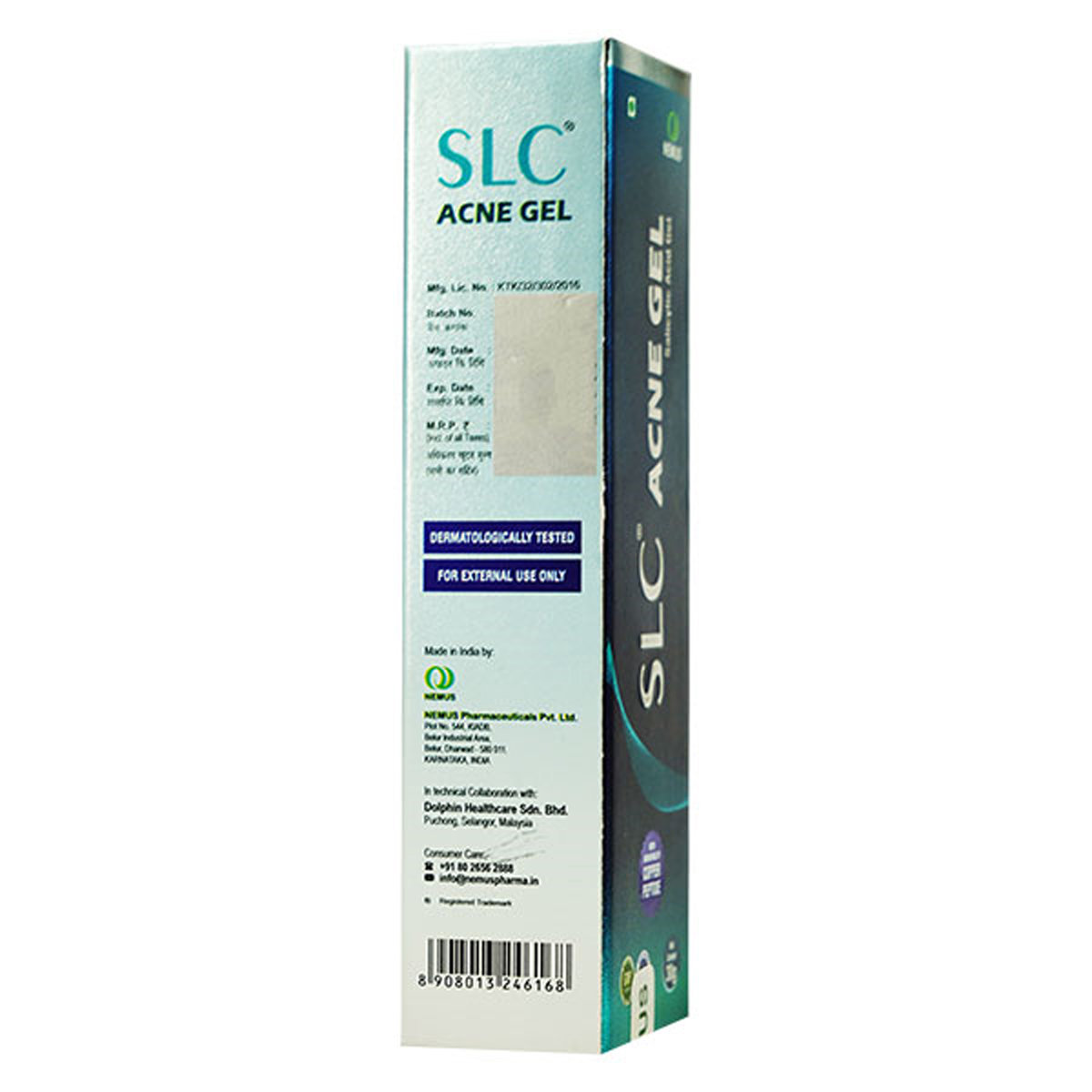 Slc Acne Gel 30 gm, Pack of 1 GEL Slc Acne Gel 30 gm, Pack of 1 GEL