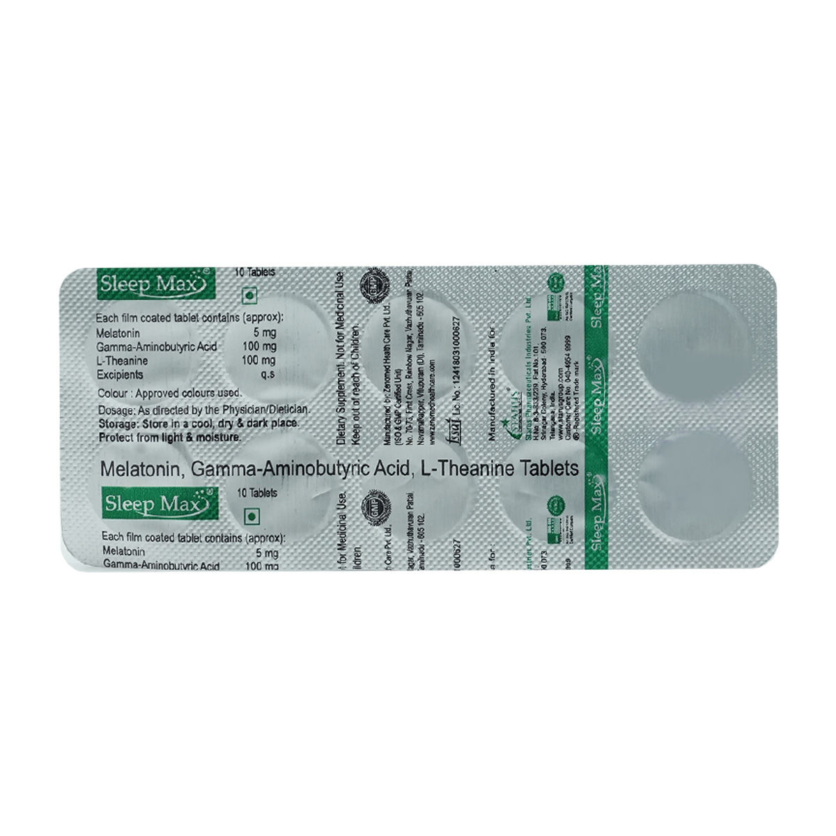 Sleep Max Tab 10'S Price, Uses, Side Effects, Composition Apollo Pharmacy