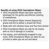 Zeiss Smartphone Wipes 30's, Pack of 1