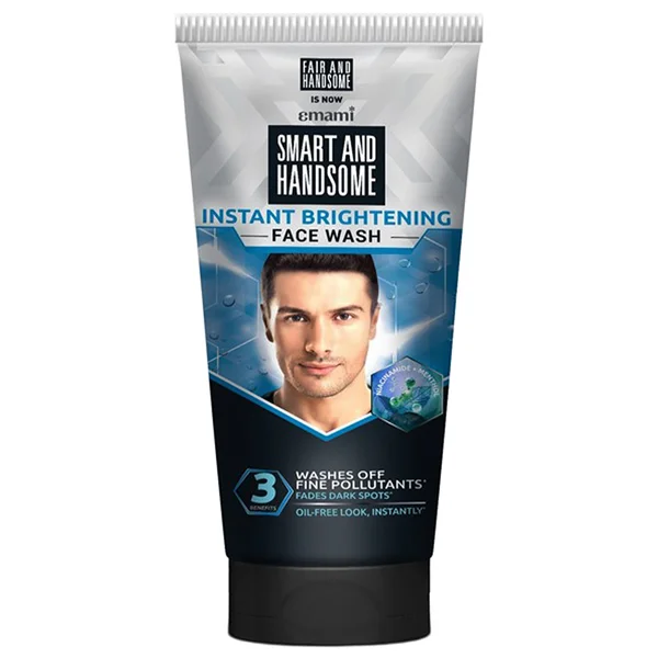 Smart And Handsome Instant Brightening Face Wash, 150 gm