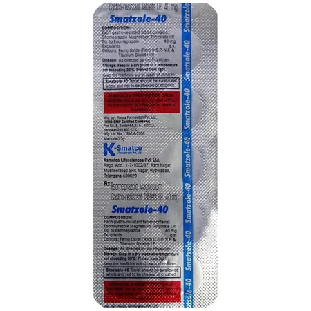 Smatzole-40 Tablet 10's