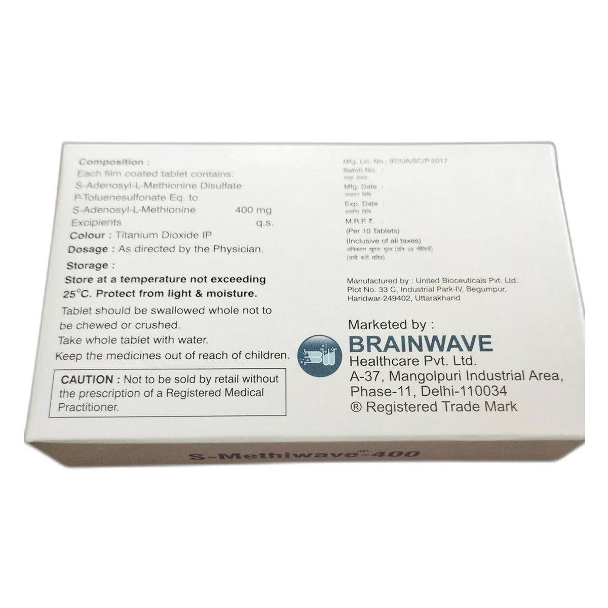 S-Methiwave 400 Tablet 10's, Pack of 10 TABLETS S-Methiwave 400 Tablet 10's, Pack of 10 TABLETS