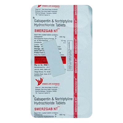 Smerzgab NT Tablet 10's, Pack of 10 TabletS